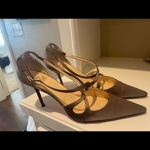 Christian Louboutin  T Strap heels size 40.5/10 1/2.